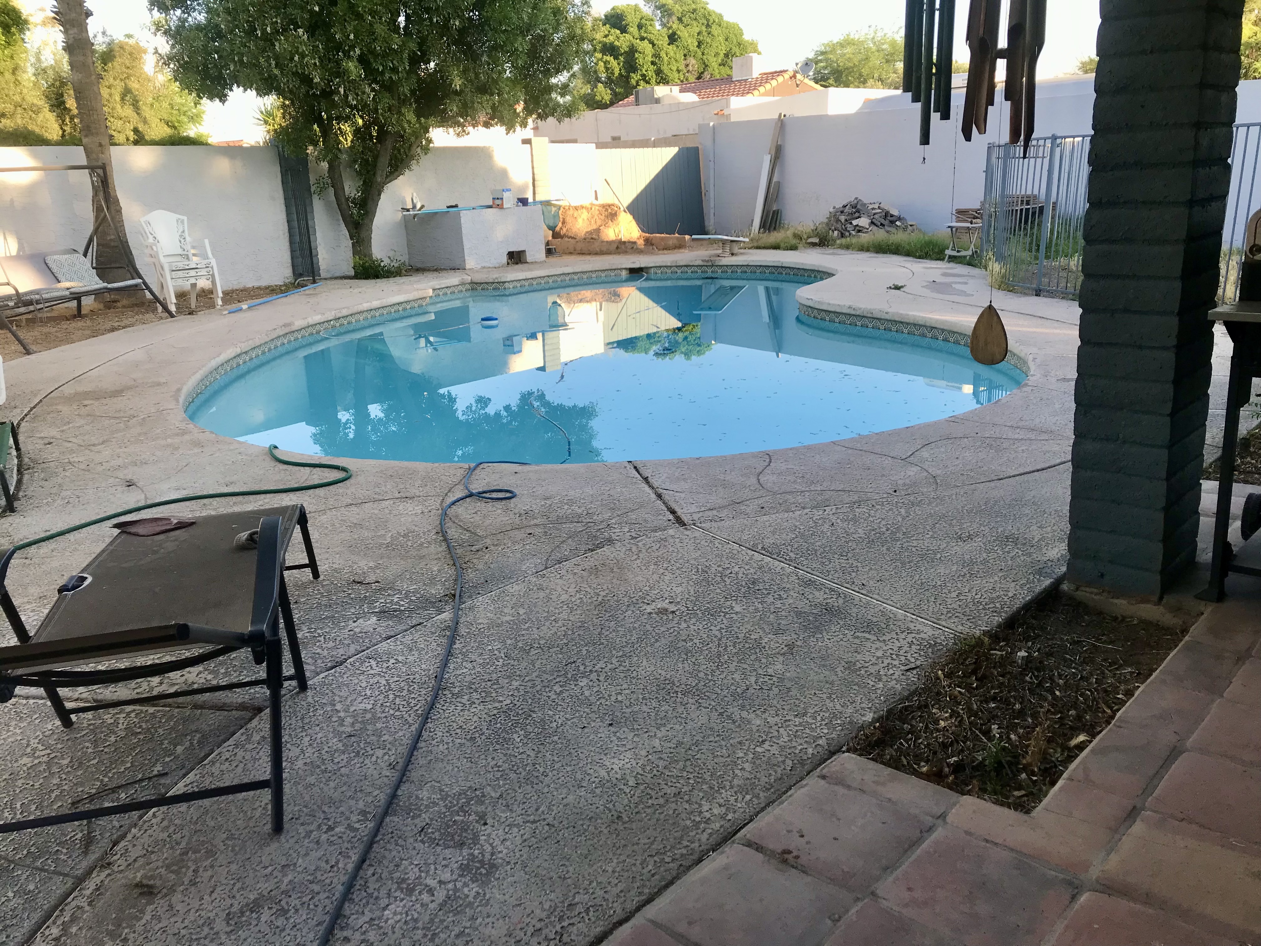 Green pool clean up in Tempe Arizona